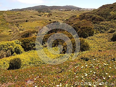 Cabo da Roca near Sintra, Portugal, continental Europeâ€™s westernmost point Stock Photo